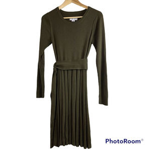 Jessica Simpson Fit & Flare Long Sleeve Dress Size S